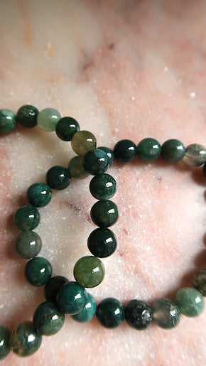 Moss Agate Bracelet