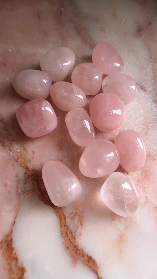 Rose Quartz Tumbles