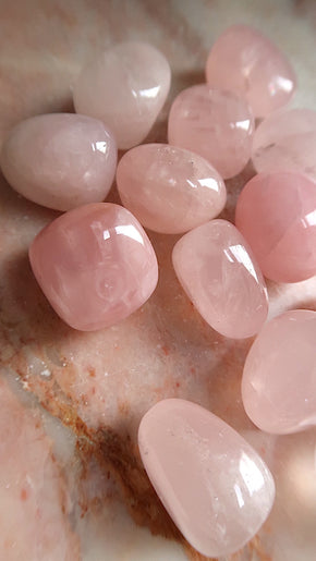 Rose Quartz Tumbles