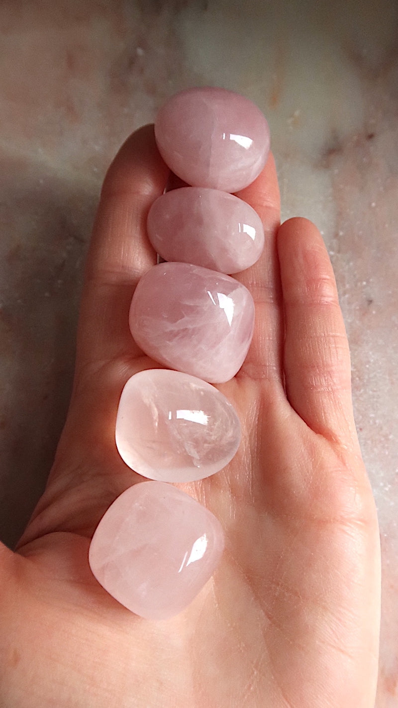 Rose Quartz Tumbles