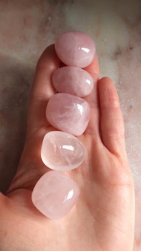Rose Quartz Tumbles