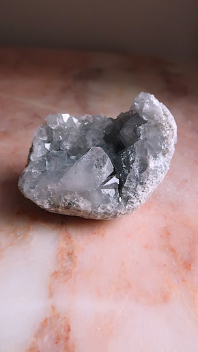 Blue Celestite Cluster