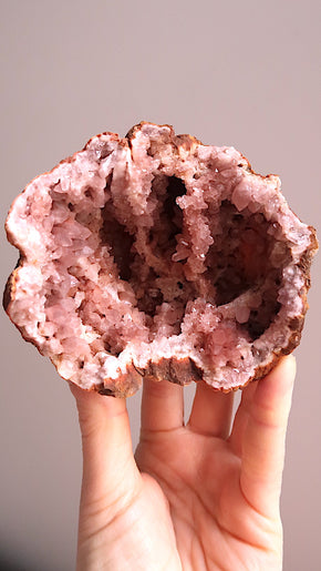 Large Pink Amethyst Cave