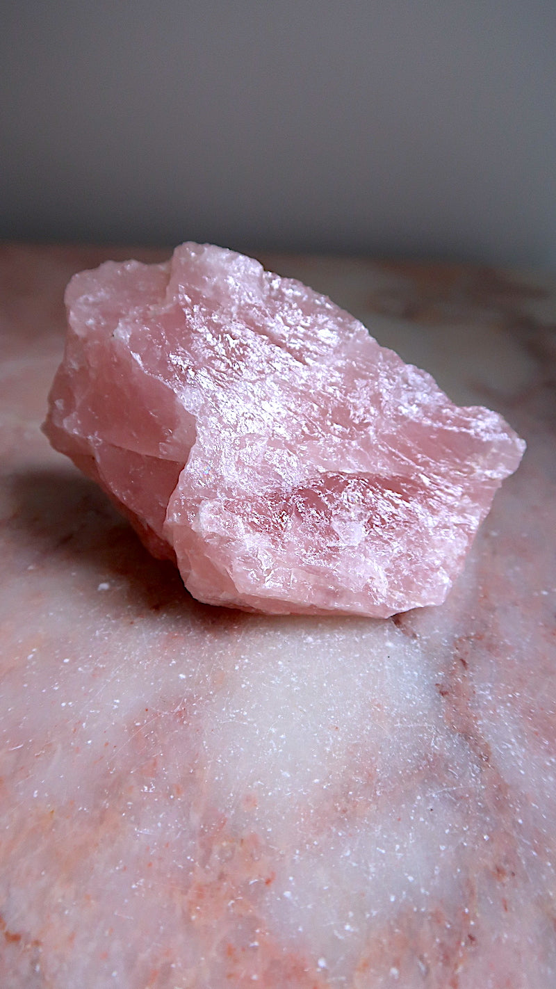 Raw Rose Quartz