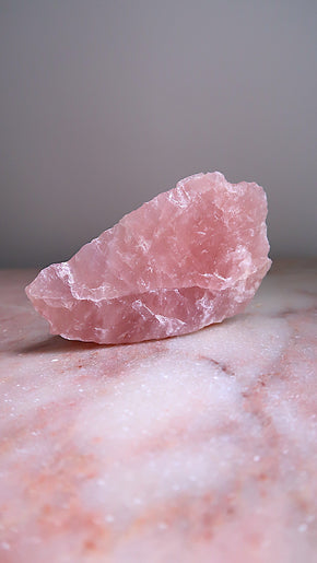 Raw Rose Quartz