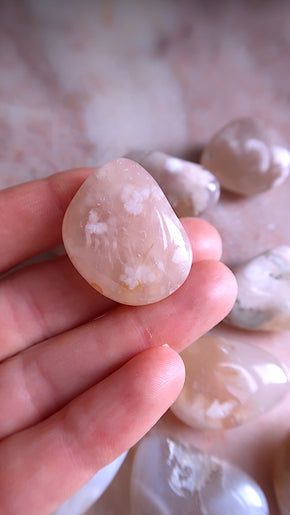 Flower Agate Tumbles