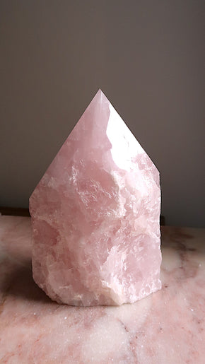 Extra Large Rose Quartz Point