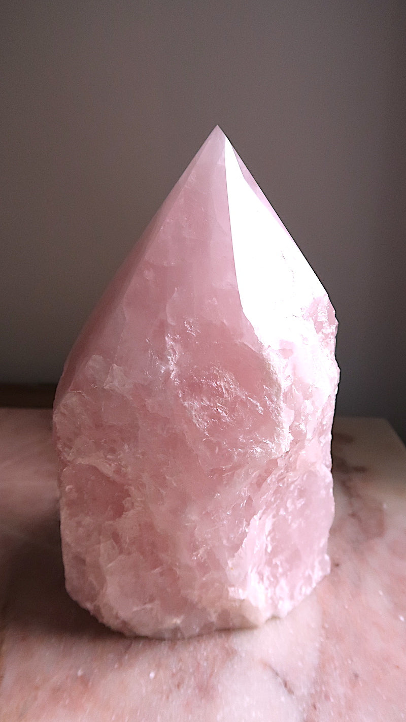 Extra Large Rose Quartz Point