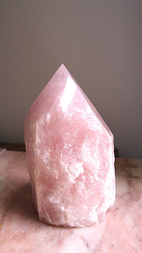 Extra Large Rose Quartz Point