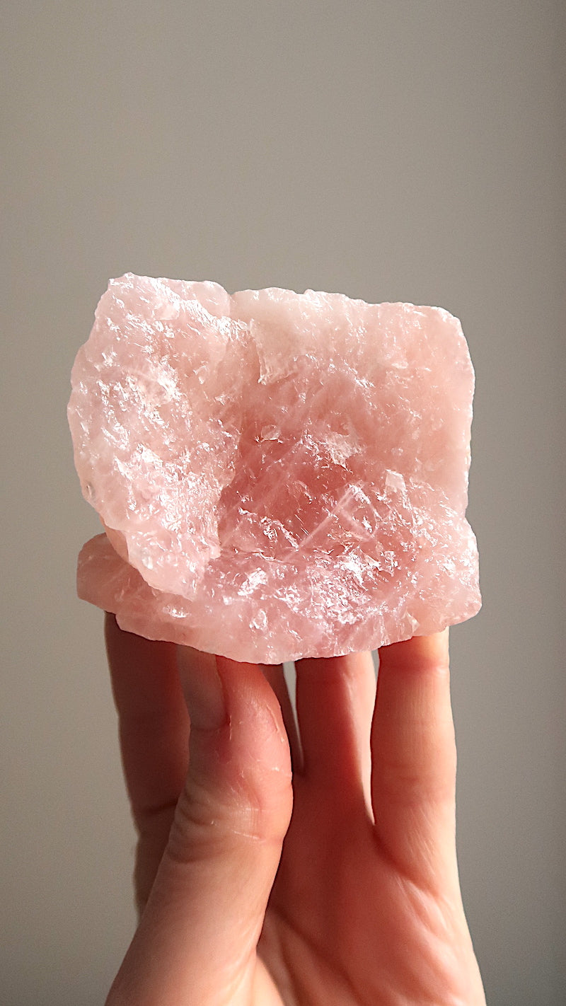 Raw Rose Quartz