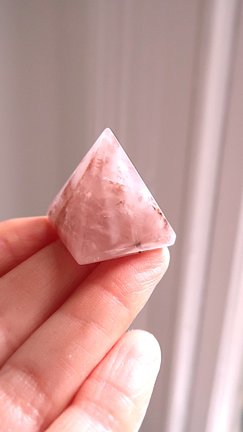 Strawberry Quartz Pyramid