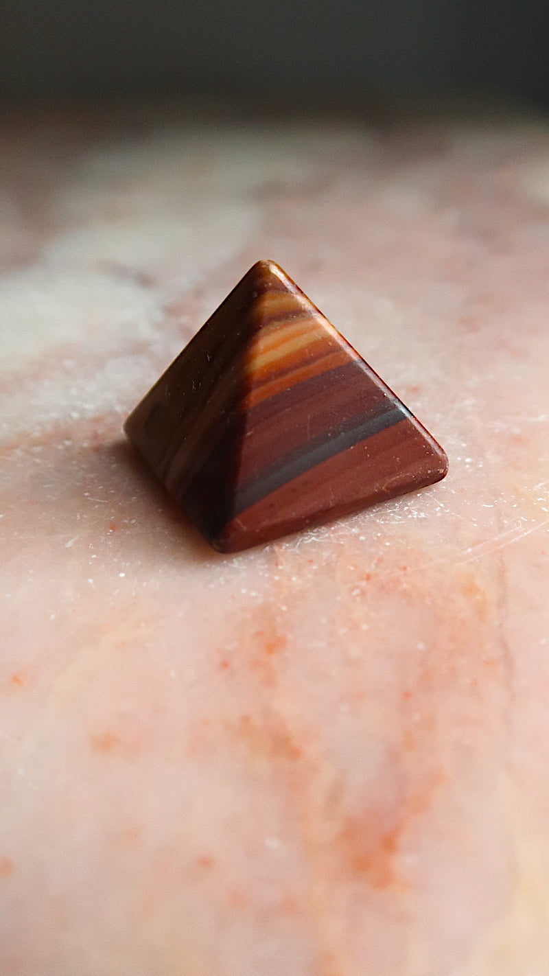 Yellow Jasper Pyramid