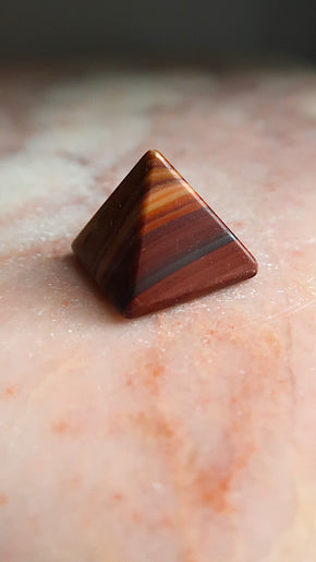 Yellow Jasper Pyramid