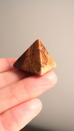 Yellow Jasper Pyramid