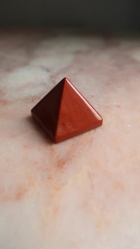 Red Jasper Pyramid