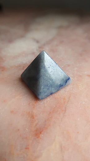 Blue Quartz Pyramid