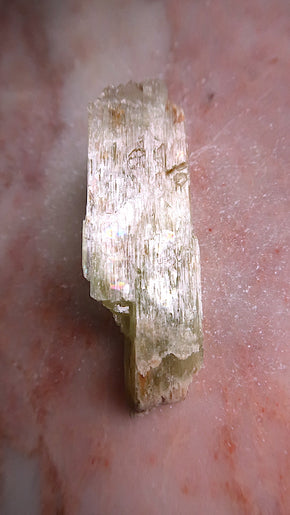 Premium Green Hiddenite (with rainbows)