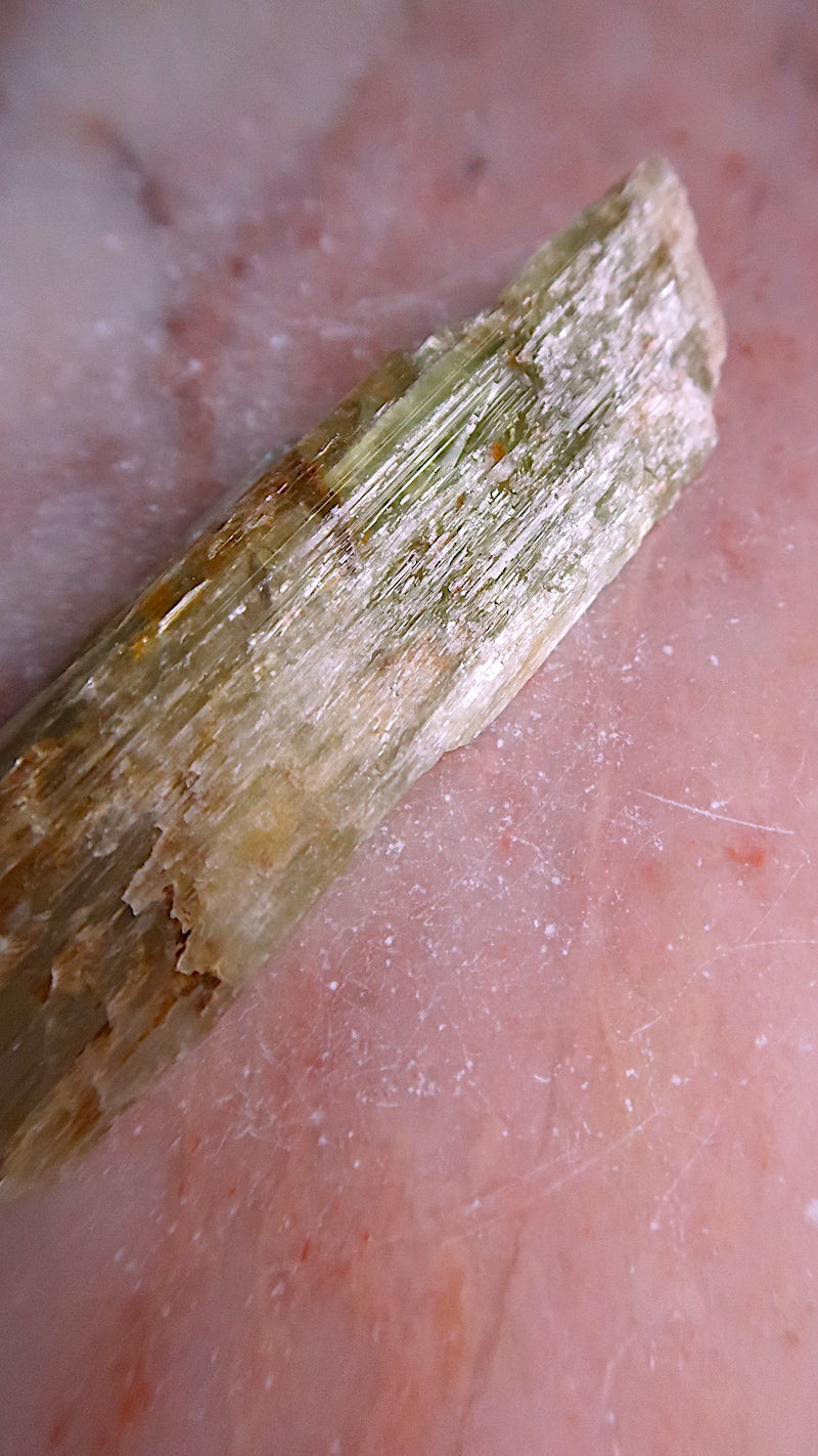 Premium Green Hiddenite (with rainbows)