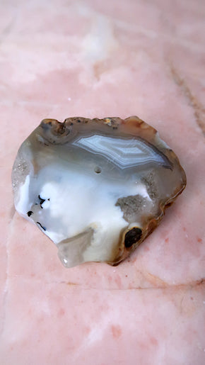 Natural Agate Incense Holder