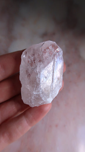 Raw Pink Danburite