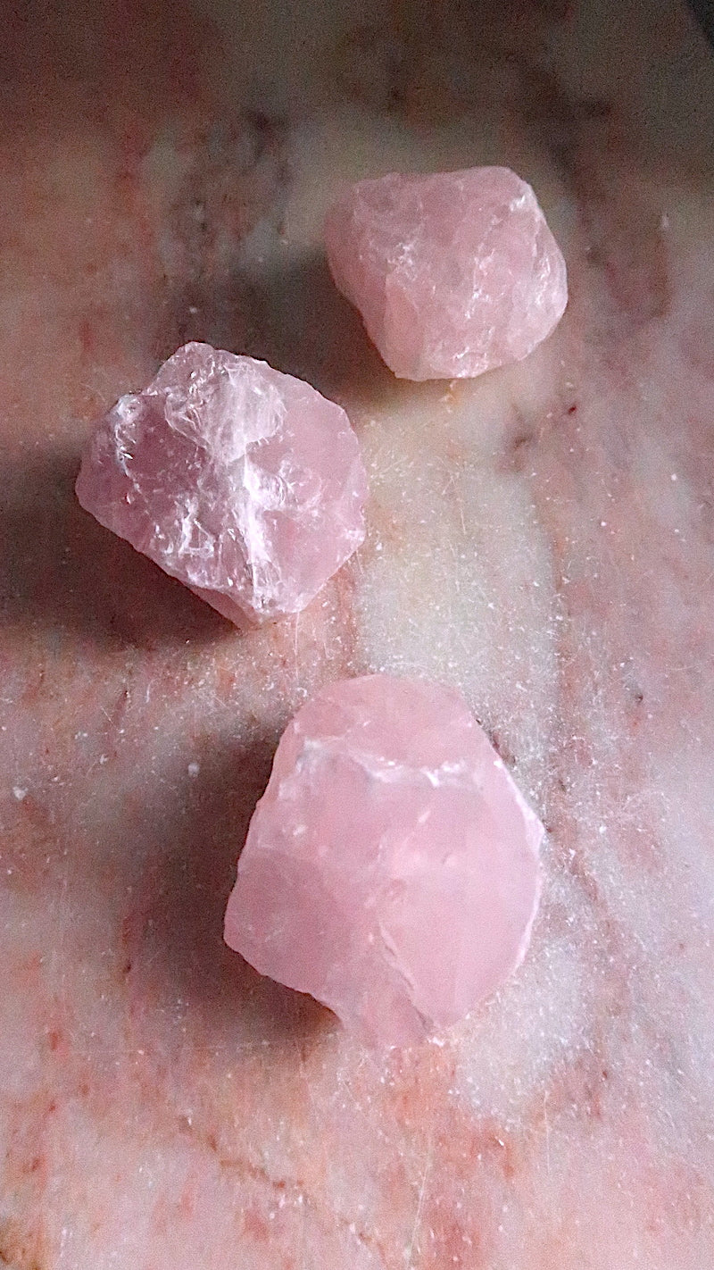 Raw Rose Quartz