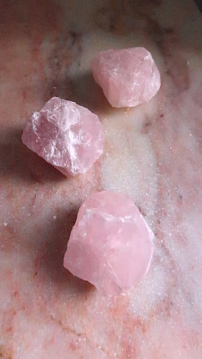 Raw Rose Quartz