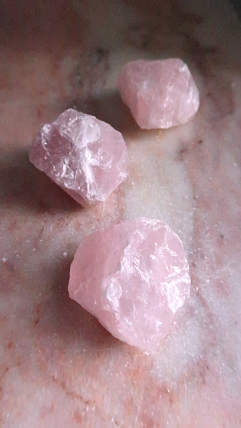 Raw Rose Quartz