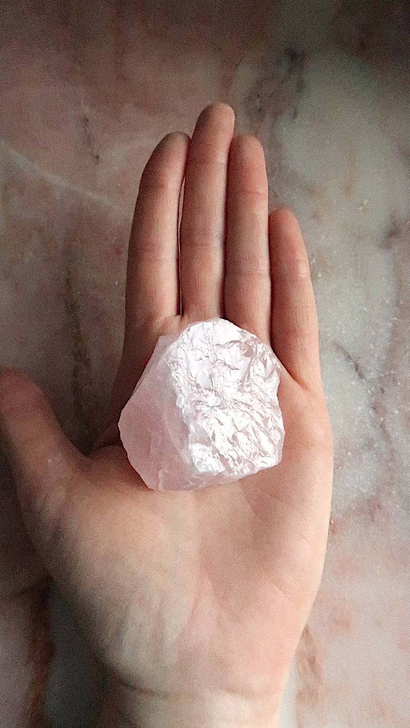 Raw Rose Quartz