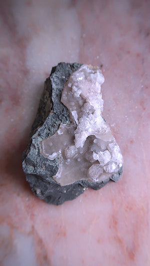 Raw Pink Apophyllite Cluster