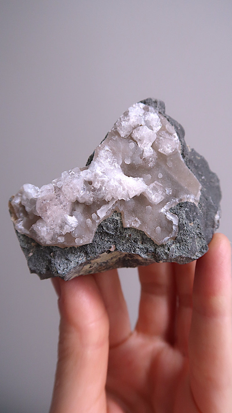 Raw Pink Apophyllite Cluster