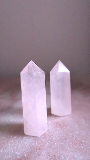 Small Rose Quartz Point