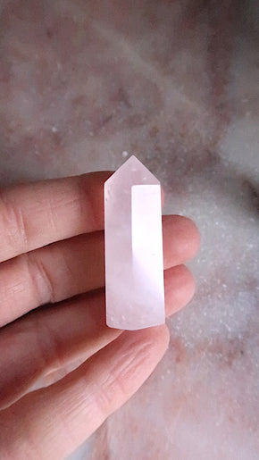 Small Rose Quartz Point