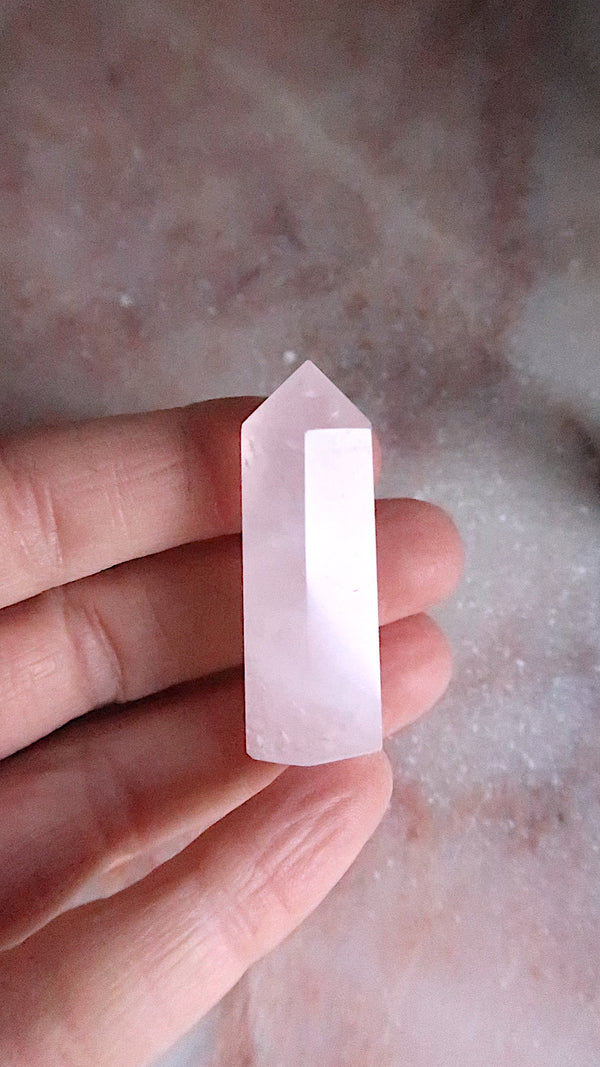 Small Rose Quartz Point