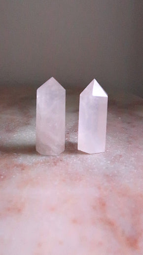 Small Rose Quartz Point