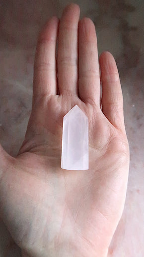 Small Rose Quartz Point