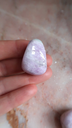 Pink kunzite Tumbles