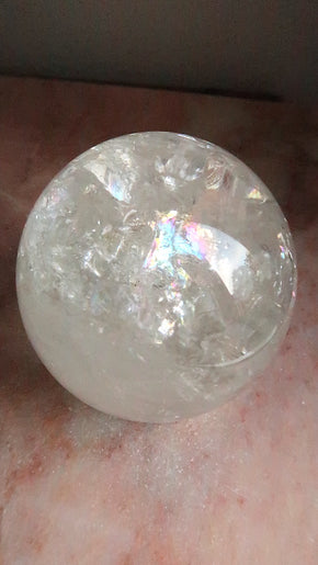 Premium XL Clear Quartz Sphere