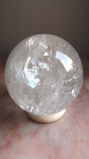 Premium XL Clear Quartz Sphere