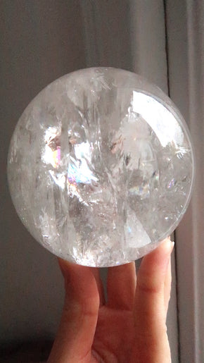 Premium XL Clear Quartz Sphere