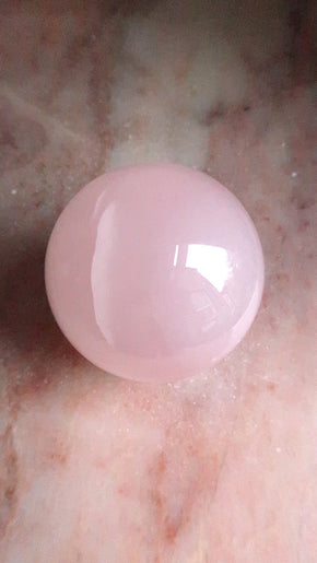 Pastel Pink Mangano Calcite Sphere