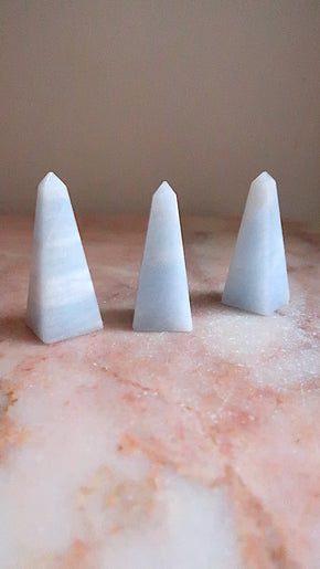 Baby Blue Calcite Point