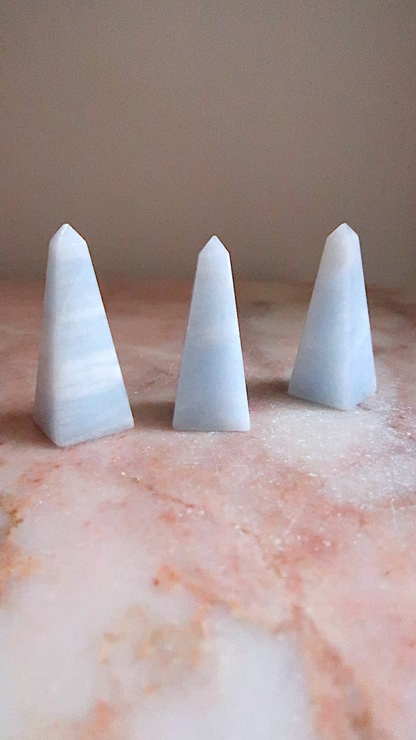 Baby Blue Calcite Point