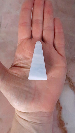 Baby Blue Calcite Point