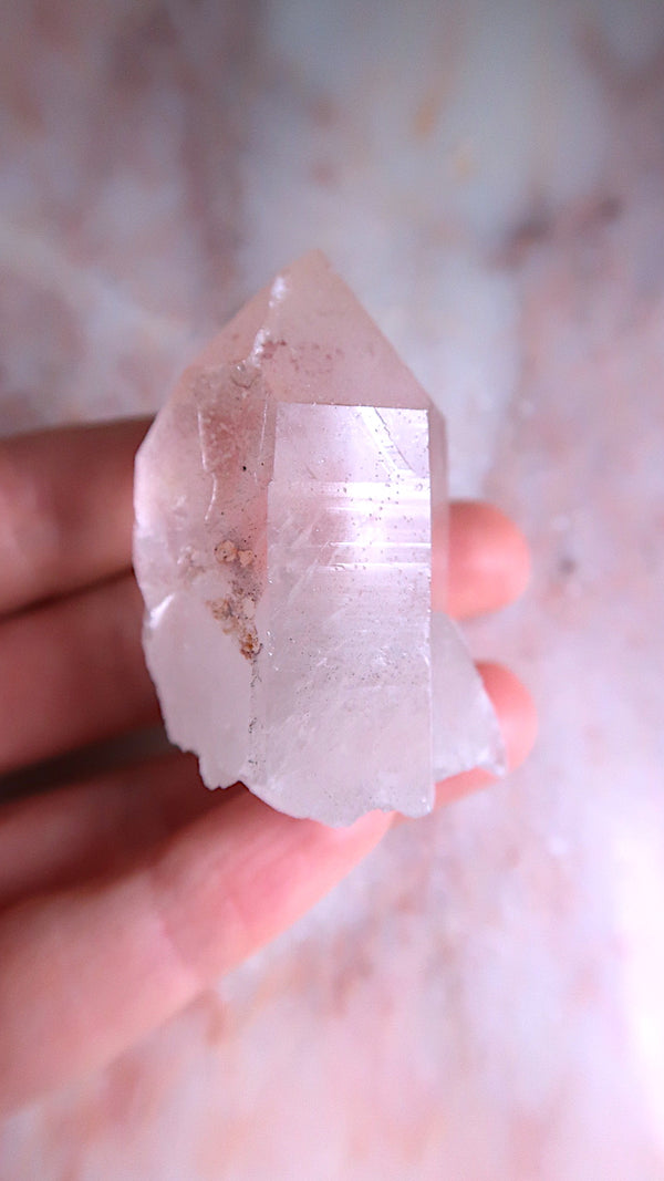 Pink Lithium Quartz Point