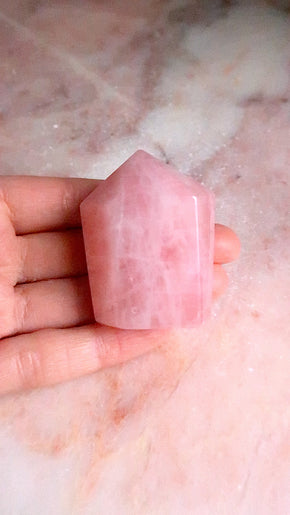 Rose Quartz - very pink