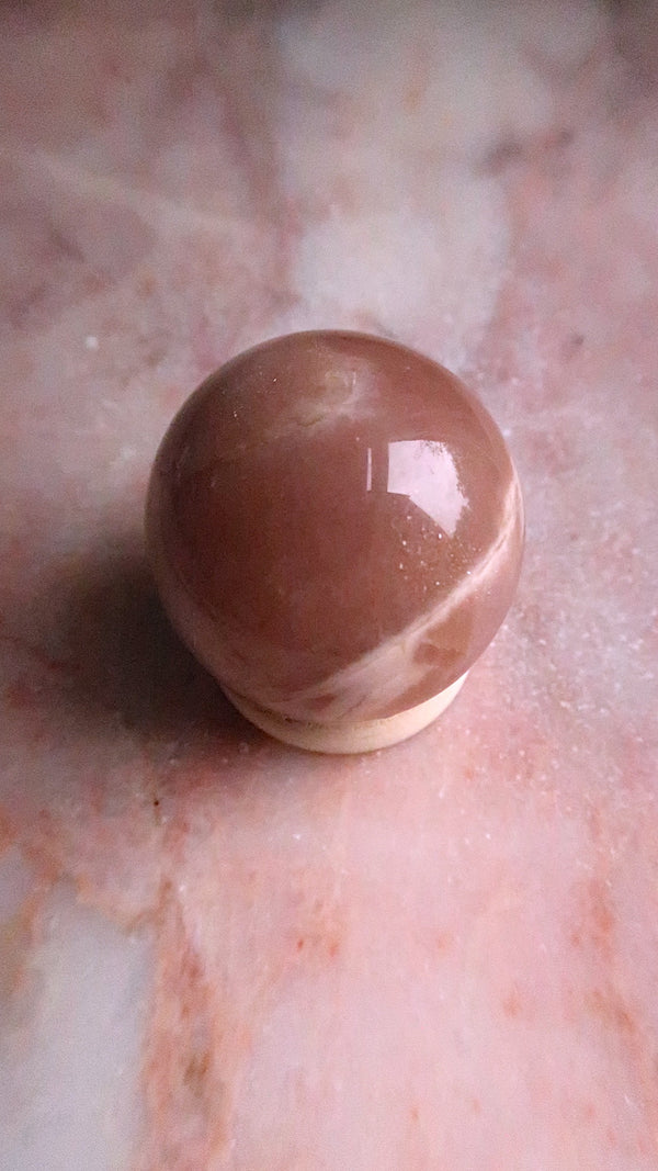 Pink Moonstone Sphere