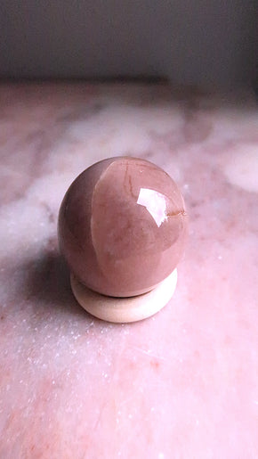 Pink Moonstone Sphere