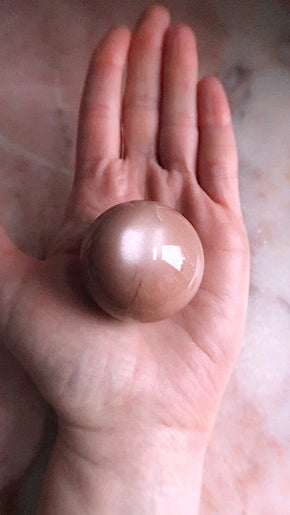 Pink Moonstone Sphere