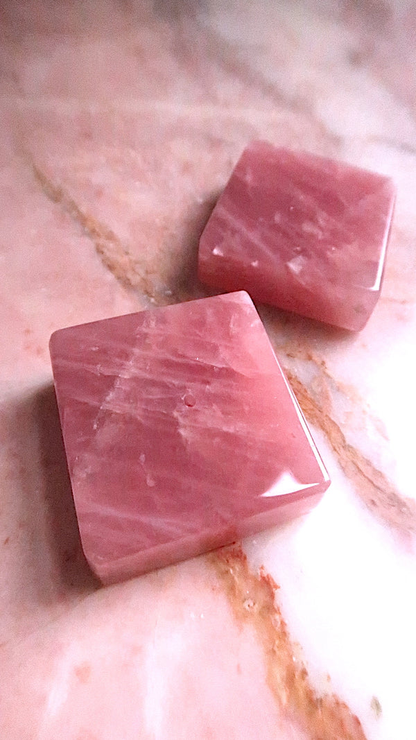 Deep Pink Rose Quartz Incense Holder