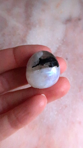 Rainbow Moonstone Pocket Stone